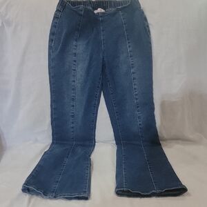 YMI Blue Flare Wide Leg Jeans with Timeless Appeal